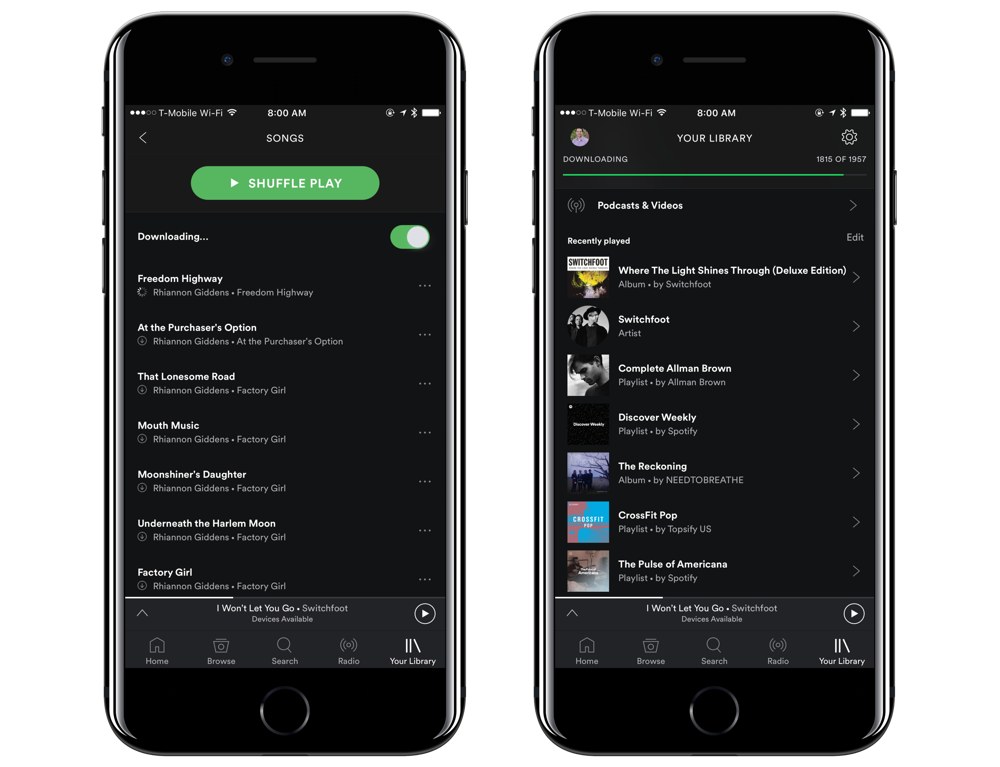 Spotify phone app keeps pausing