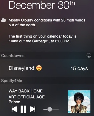 Does spotify for mac have notifications